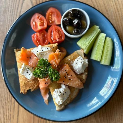 Labneh Cheese Smoked Salmon