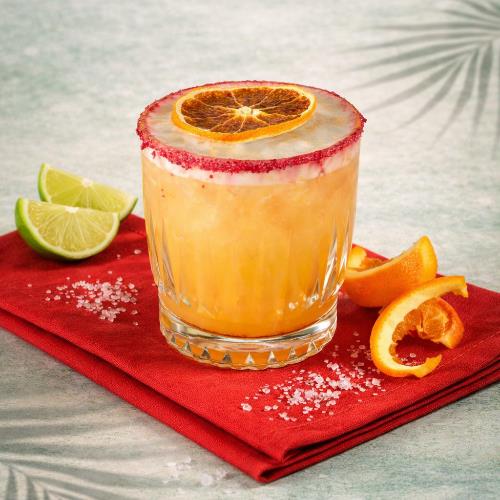 Mezcal Peach Margarita