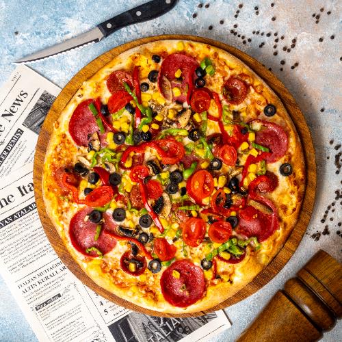 Mixed pizza