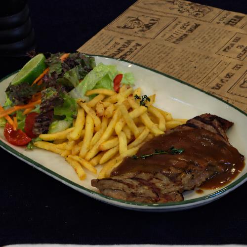 Grilled ribeye steak