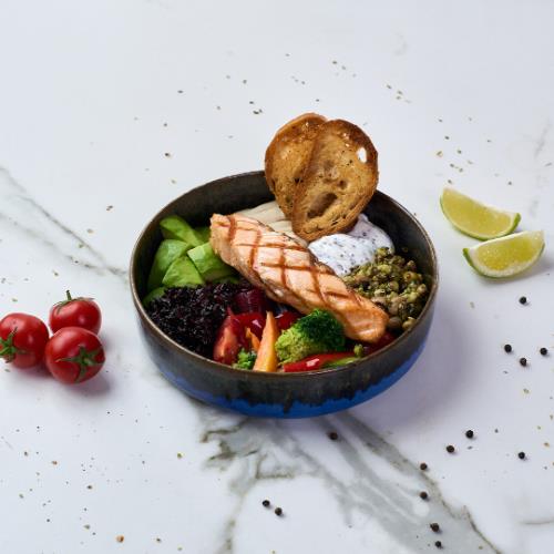 Salmon bowl