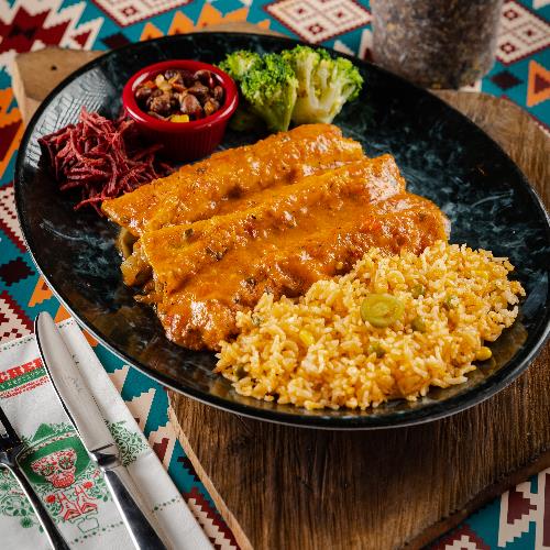 ENCHILADAS VEGETARIANO