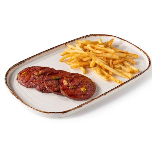 Grilled Sucuk with Halloumi