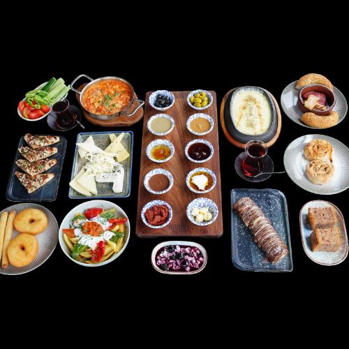 Gourmet Turkish breakfast spread