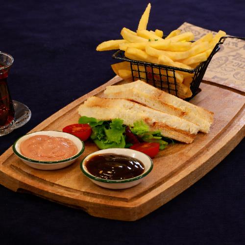 With kaşar cheese TOST