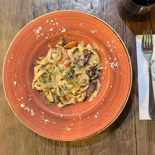 Beef tagliatelle