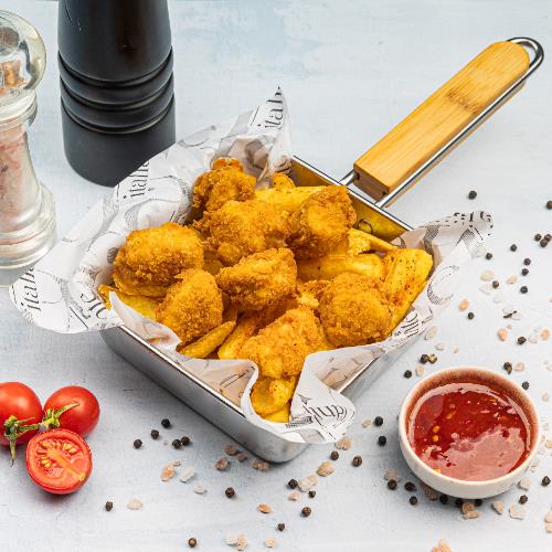Crispy chicken pieces
