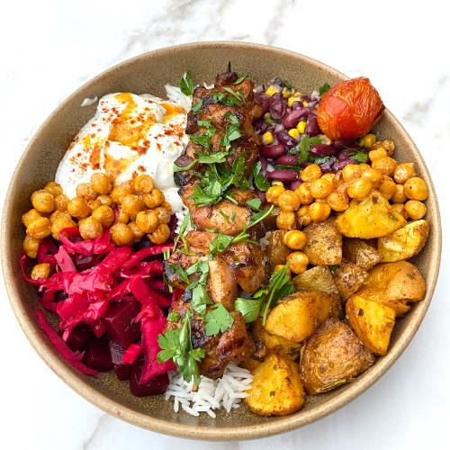 Chicken shish kebab Bowl