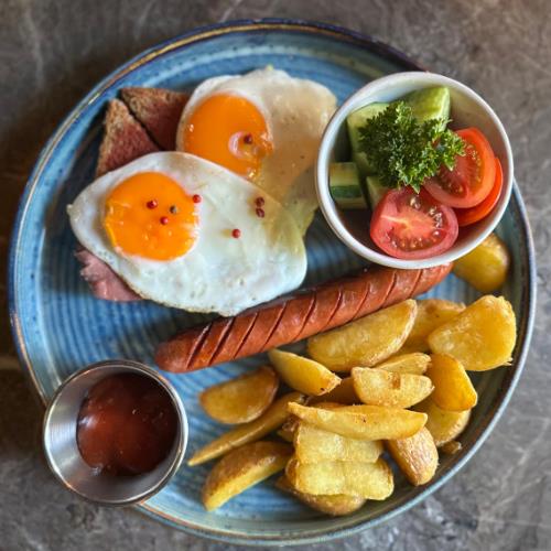 Smoked Beef Hot dog Breakfast