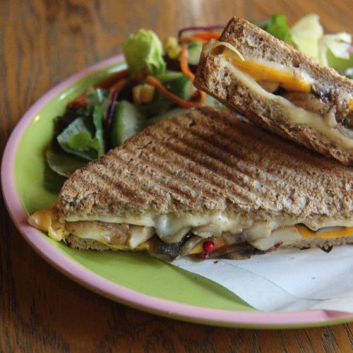 CHEDDAR Cheese Mushroom Toast