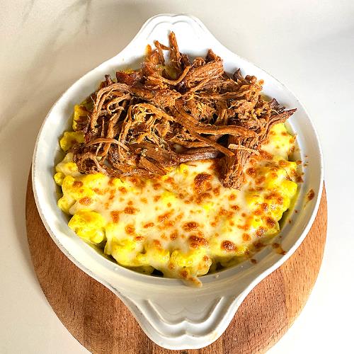 Mac & Cheese + Beef Pulled