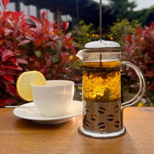 Mint and lemon tea