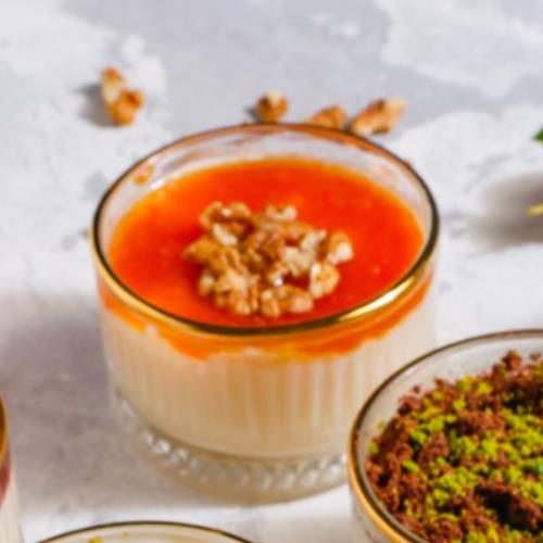 Pumpkin and Walnut Muhallebi