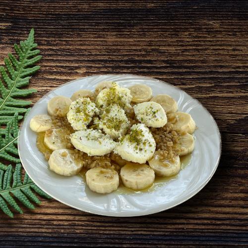 Banana with Honey and Kaymak