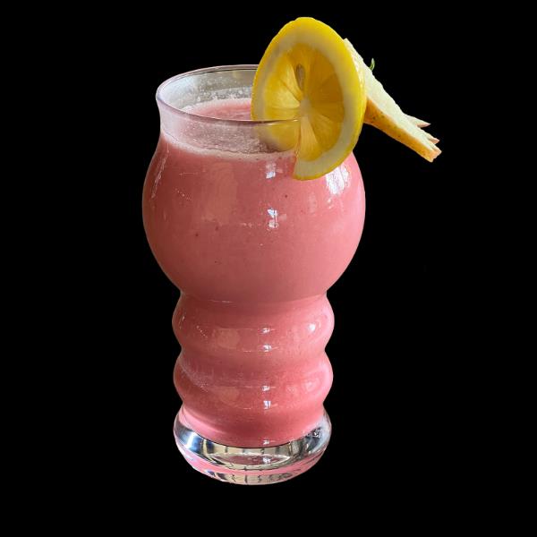 Strawberry lemonade with ice cream
