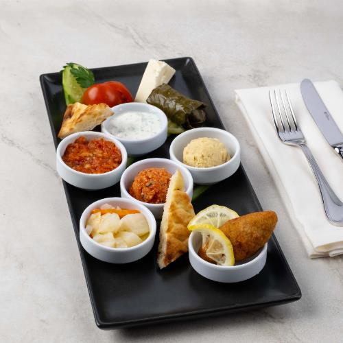 Traditional Turkish-style Meze Plate