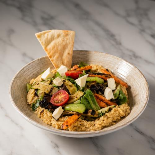 Humuslu Grilled Vegetables Salad (Full)
