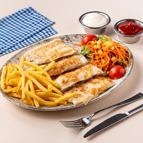 Gözleme with Kaşar Cheese