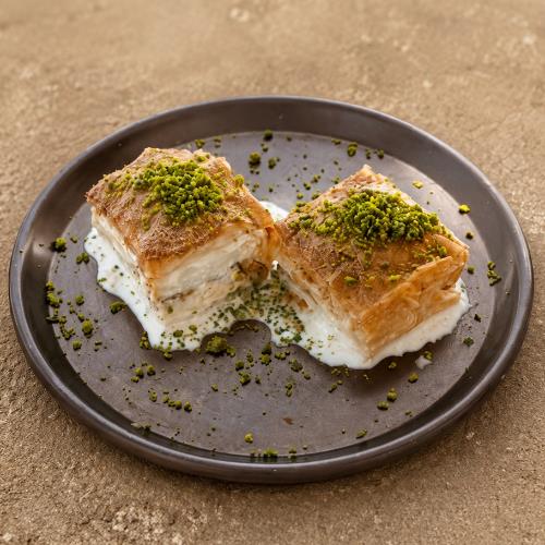 Pistachio cold baklava