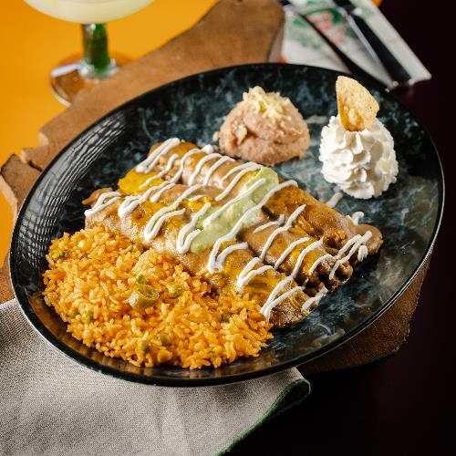 ENCHILADAS DE COZUMEL (Chicken)