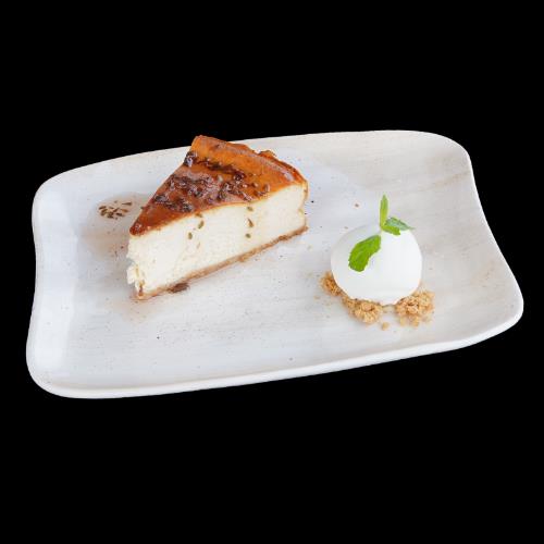 Lavender cheesecake