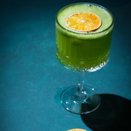Homemade mint lemonade