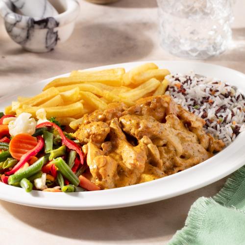 Cajun-sauced chicken