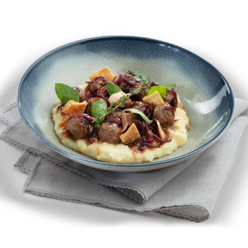 Meatballs with Mashed Potatoes