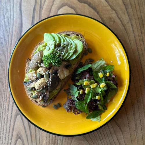 Avocado And Mushroom Bread