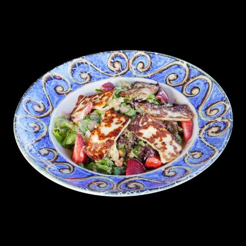 Grilled Halloumi Salad