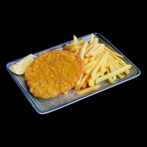 Kids' chicken schnitzel