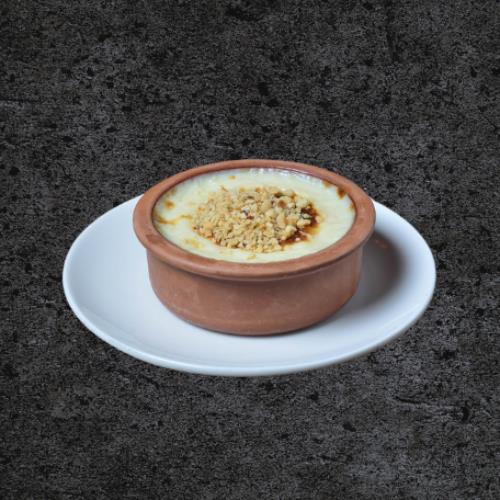 Baked rice pudding