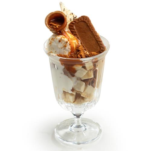 Caramelized Biscuit Cup