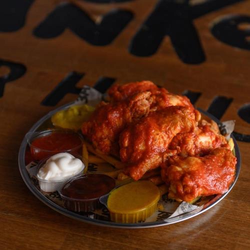 Smoket BBQ wings